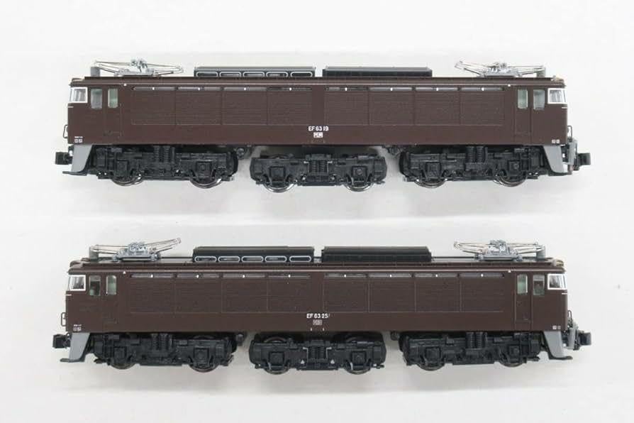 鉄道模型 EF63 2次形・3次形 JR仕様(茶) 2両セット KATO